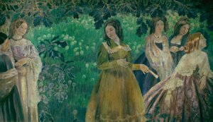 La collana di smeraldi da Viktor Borisov Musatov